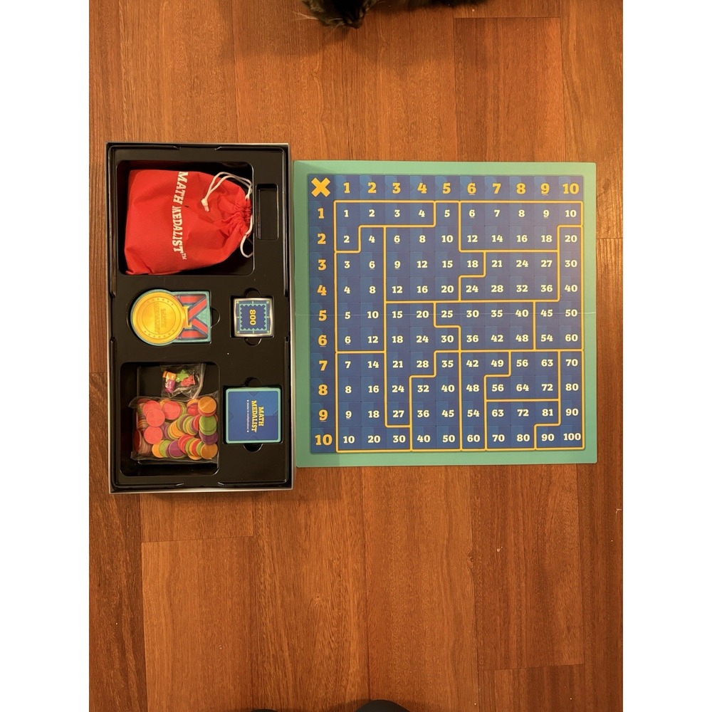 SimplyFun Math Medalist Board Game Multiplication Addition Educational STEM - Picture 3 of 10